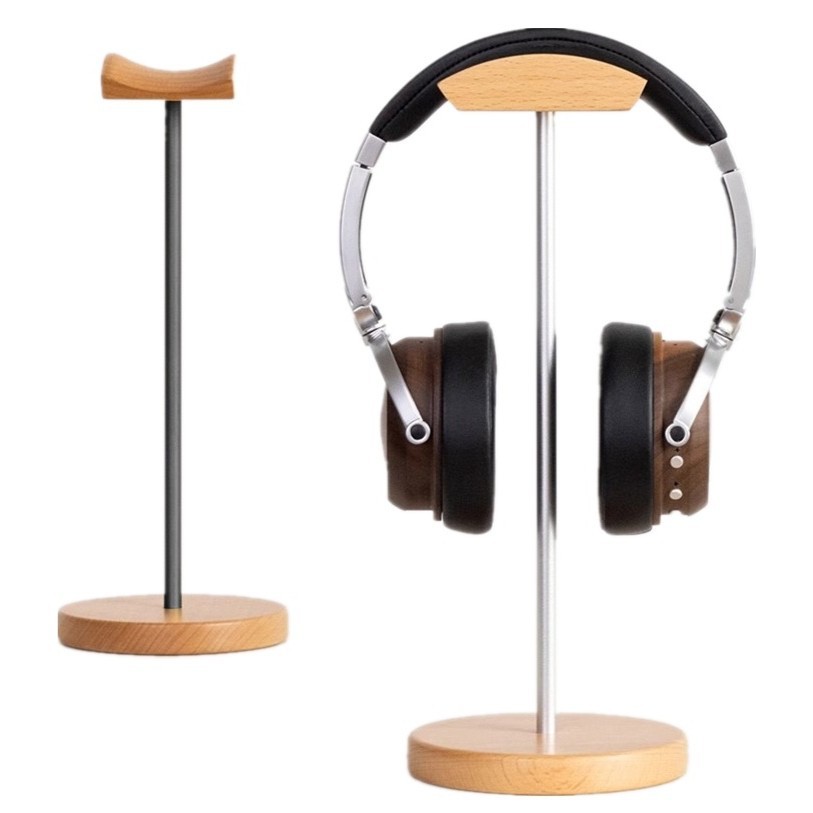 Desk Setup Game - Support pour casque en bois de