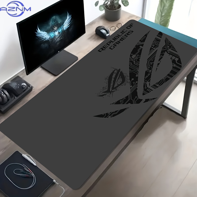 Desk Setup Tech - Tapis de souris de jeu grand