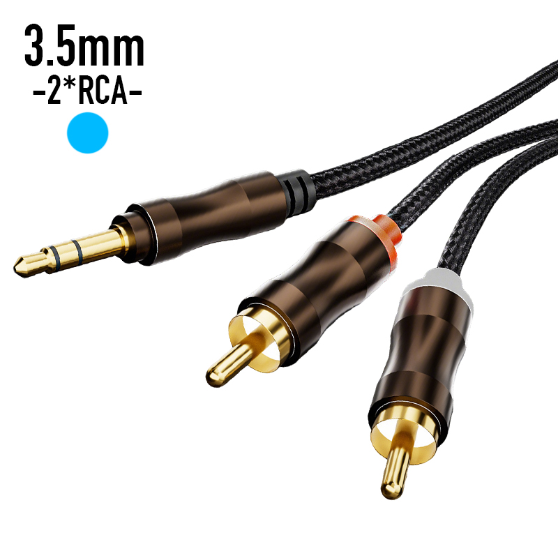 Desk Hifi Setup - Câble audio RCA vers Jack 3,5