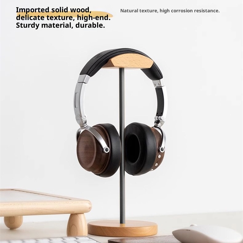 Support pour casque en bois de - Desk Setup Game avis et prix