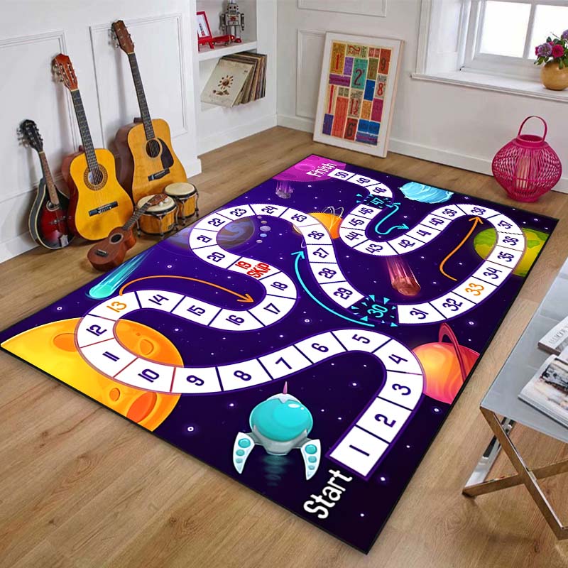 Tapis de sol à motif de serpen - Desk Setup Girly avis et prix