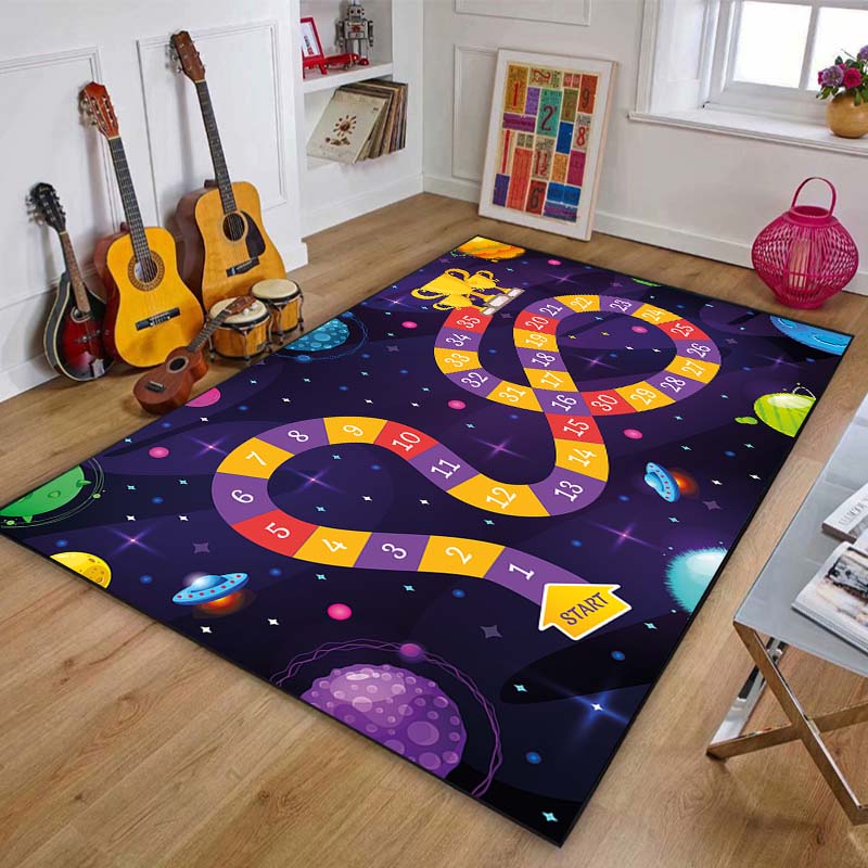 Tapis de sol à motif de serpen - Desk Setup Girly avis et prix
