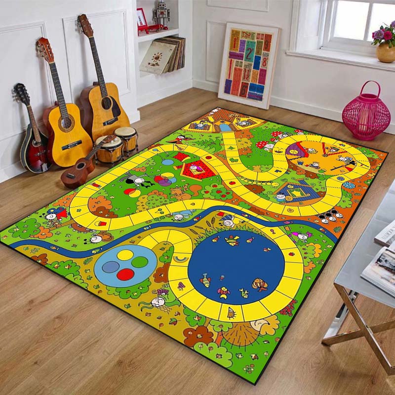 Tapis de sol à motif de serpen - Desk Setup Girly avis et prix