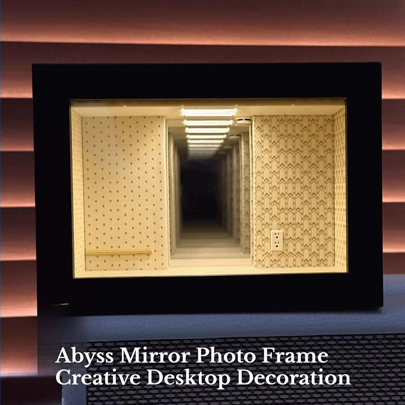 Cadre photo miroir infini Abys - Desk Setup Photo avis et prix