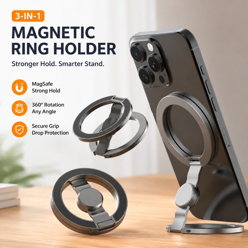 Support de téléphone magnétiqu - Dual Phone Holder avis et prix