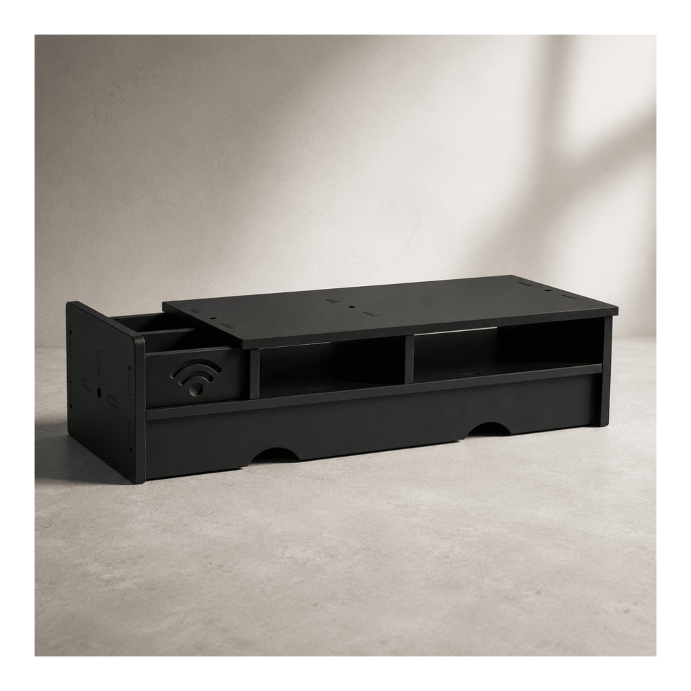 Boîte de rangement noire mate  - Desk Setup Tech avis et prix