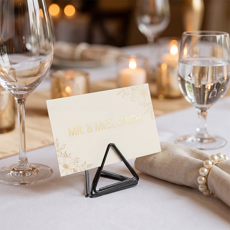 Porte-cartes triangulaires en  - Desk Setup Photo avis et prix