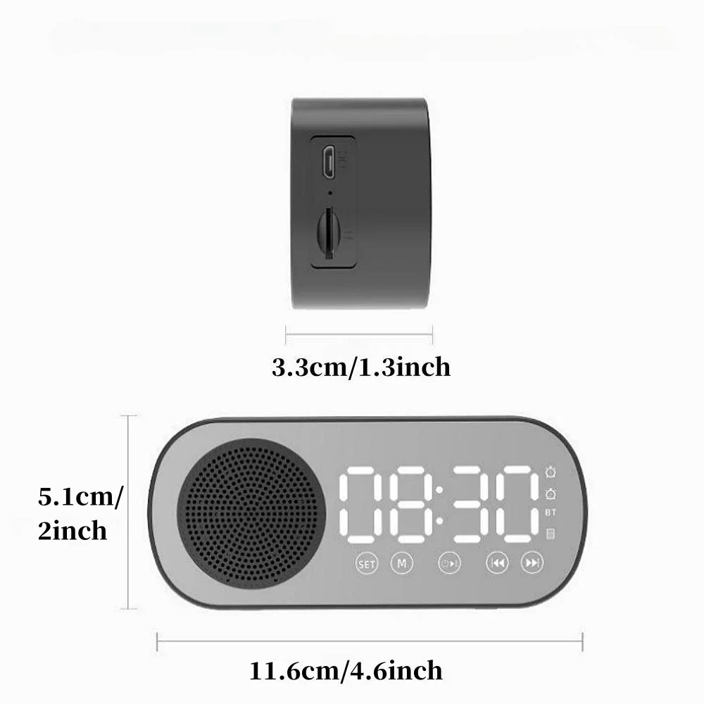 Réveil numérique miroir enfich - Desk Setup Speakers avis et prix