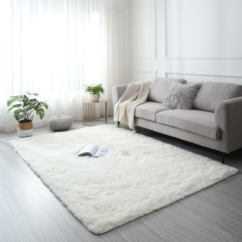 Tapis en peluche adapté au sal - Desk Setup Girly avis et prix
