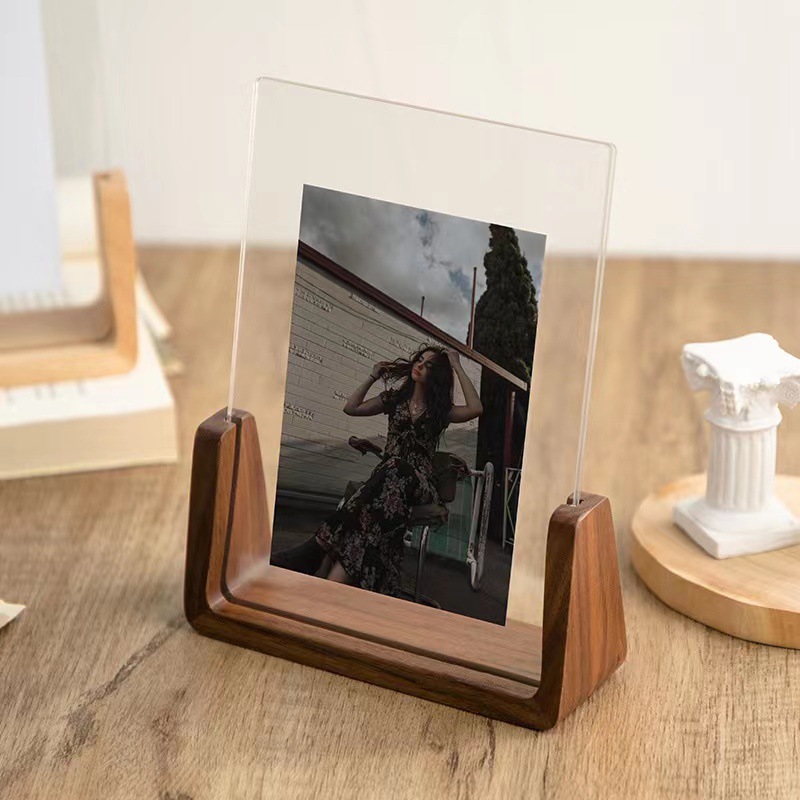 Cadre Photo créatif en noyer/h - Desk Setup Photo avis et prix