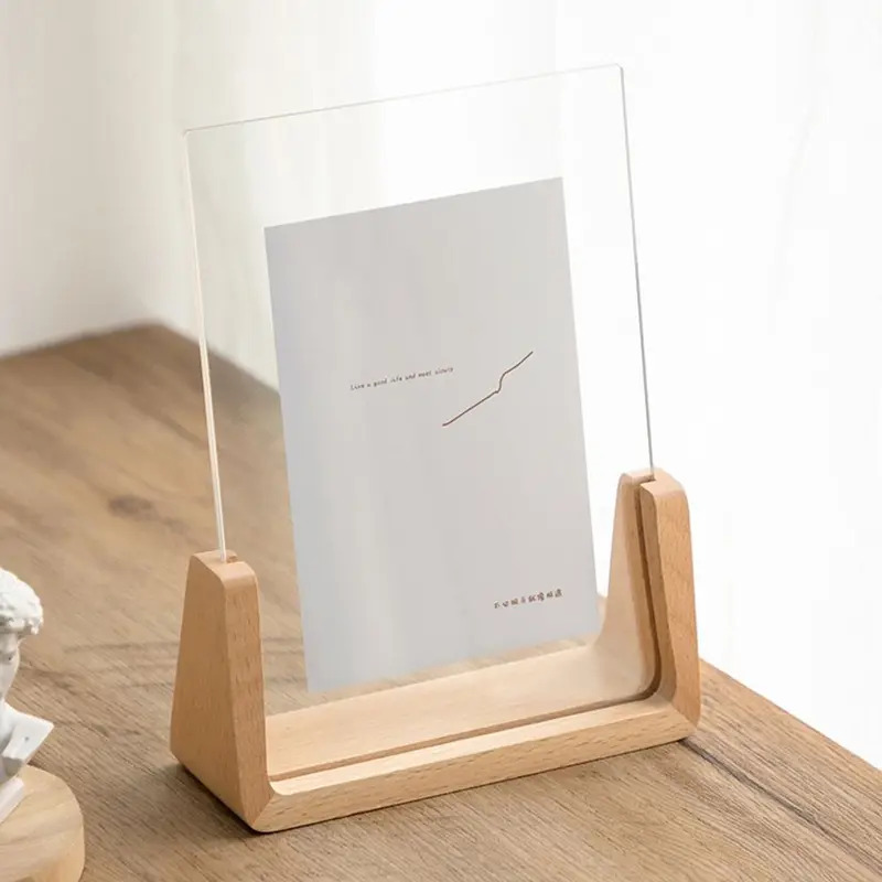 Cadre Photo créatif en noyer/h - Desk Setup Photo avis et prix