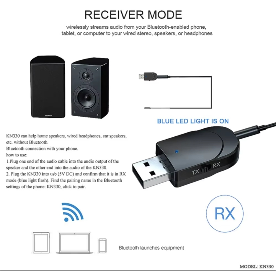 KN330 3 en 1 Bluetooth 5.0 éme - Desk Hifi Setup avis et prix