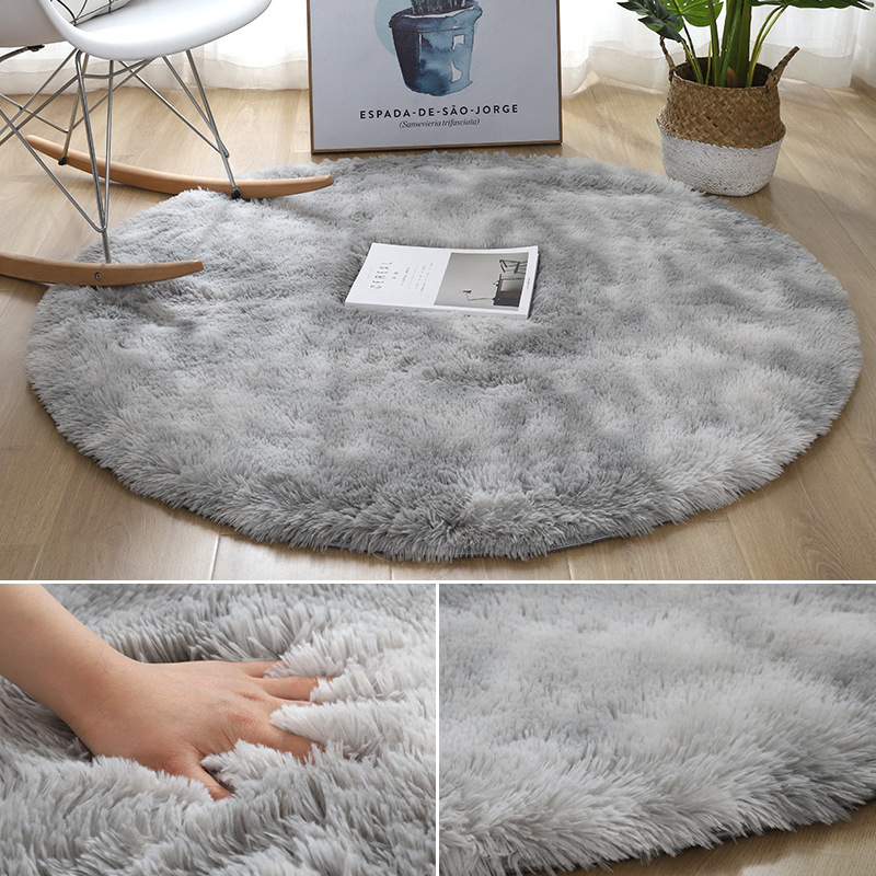 Tapis rond en peluche Super do - Desk Setup Girly avis et prix