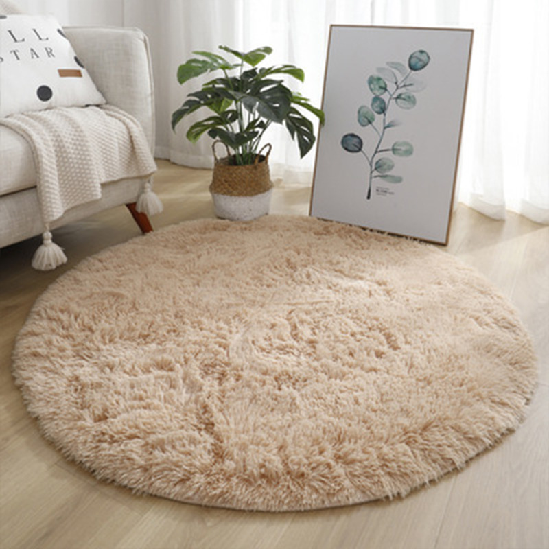 Tapis rond en peluche Super do - Desk Setup Girly avis et prix