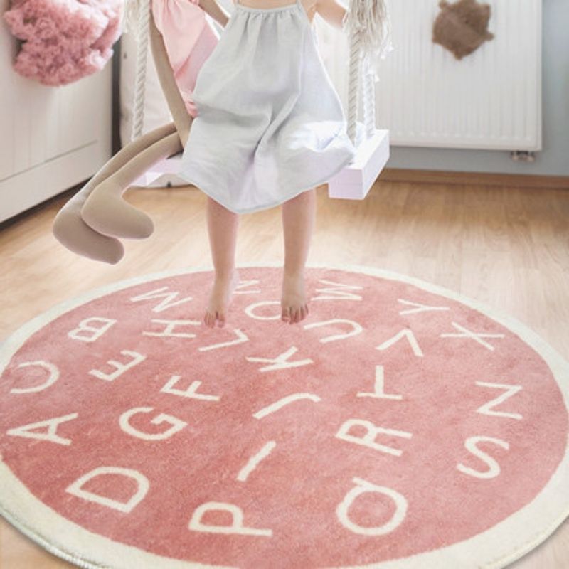 Tapis rond moelleux pour salon - Desk Setup Girly avis et prix