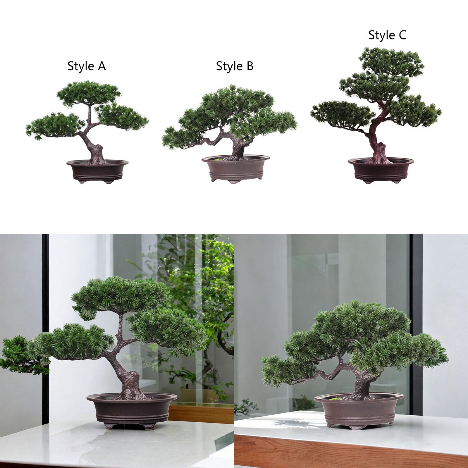 Plante verte artificielle en p - Desk Setup Plants avis et prix