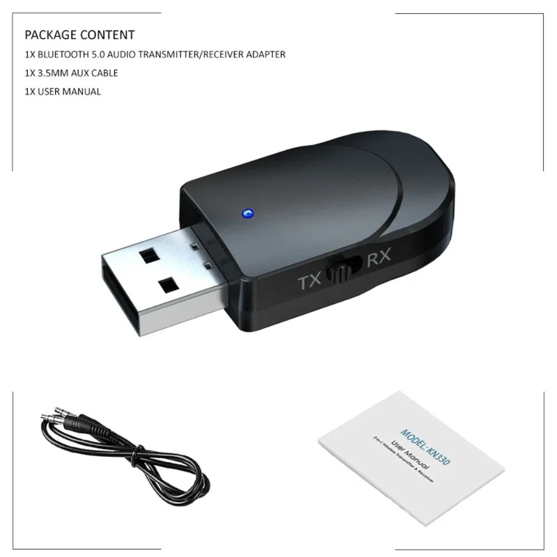 KN330 3in1 USB EDR Bluetooth 5 - Desk Hifi Setup avis et prix