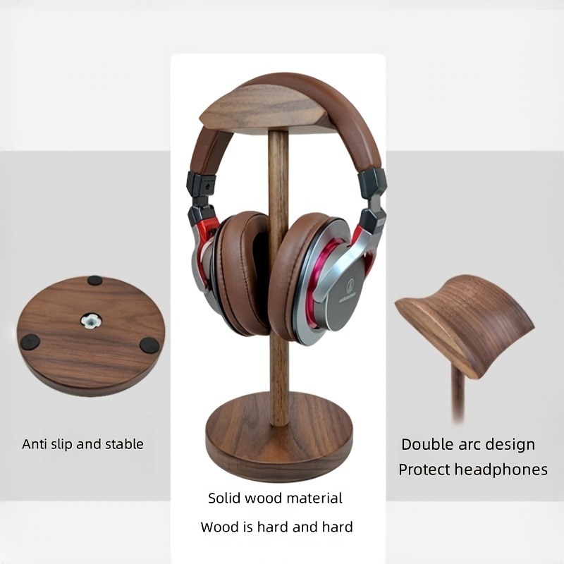 PGY – support de casque en boi - Desk Setup Headphone Stand avis et prix